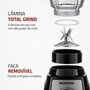 Ver imagem 5 de Liquidificador Mondial Turbo Glass 1400w L-1400gi Preto 127v