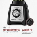 Ver imagem 6 de Liquidificador Mondial Turbo Glass 1400w L-1400gi Preto 127v