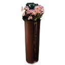 Ver imagem 1 de Vaso de Chão Decorativo Grande Torre -:preto/70x20cm