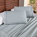 Ver imagem 1 de Jogo Cama Lençol Casa Scarpa Honore Solteiro Micro Percal 200 Fios C/ Detalhes Bordados 3 Peças - Ci