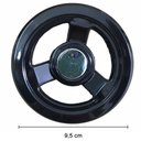 Ver imagem 5 de Maçaneta volante 095 mm - Preto