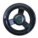 Ver imagem 2 de Maçaneta volante 095 mm - Preto