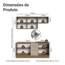 Ver imagem 3 de Armário de Cozinha Compacta 180 Cm Rustic/crema Vik Madesa 01