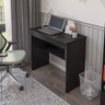 Escrivaninha para Quarto Pequena com Prateleira e Gaveta Vitoria - Preto - 2