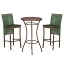 Ver imagem 1 de Mesa Bistro e 2 Banquetas Roma Marrom Corda Náutica 13 Trama Original
