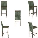Ver imagem 3 de Mesa Bistro e 2 Banquetas Roma Marrom Corda Náutica 13 Trama Original