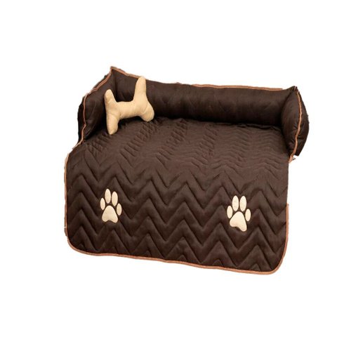 Cama Protetora de Sofá Pet Snoopy Grande: Marrom