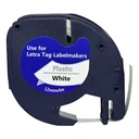Ver imagem 4 de Fita para Rotulador Compatível com Dymo 91201 12mm X 4m Plástica Branco / Preto para Lt-100h Lt-100t