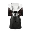 Ver imagem 2 de Kit Salão Cadeira Hidráulica + Lavatório com Cuba Reclinável Dompel Marrom