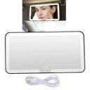 Ver imagem 7 de Espelho de Carro Quebra Sol Maquiagem Led 3 Cores sem Fio Iluminaçao Interna Automotiva Retrovisor M