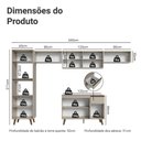 Ver imagem 3 de Armário de Cozinha Completa 340 Cm Nice Madesa 01 Crema
