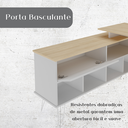 Ver imagem 7 de Conjunto Artany: Escrivaninha Dubai e Estante Hit