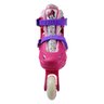 Patins Infantil Tri-line 2X1 Feminino Princesas Disney e Minnie 31-34 - Rosa - 7