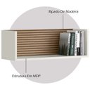 Ver imagem 2 de Nicho de Parede 14064 60 Cm Off White Cristal Dmad