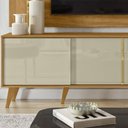 Ver imagem 2 de Painel Tv 60 Pol 160cm com Rack Bancada para Sala Hylon M20 - D’Rossi