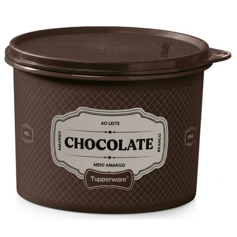 Caixa Chocolate 1,7LITROS (1,3kg) Linha Essences Tupperware