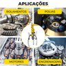Saca Polias Rolamentos Hidráulico 10t Profissional 3 Garras - 3