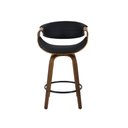 Ver imagem 2 de Kit 2 Banquetas Nicole Giratória com Assento em Madeira Laminada e Apoio para Pés, Design