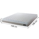 Ver imagem 3 de Colchão Casal Queen Espuma D33 Pillow Top Millenium 158x198x19cm Bege/Branco Hellen-Suporta 120kg