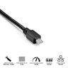 Cabo Mini Displayport Macho para Displayport Macho V.1.2 28awg Puro Cobre 2 Metros - Pmddpm-2 - 4