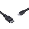 Cabo Mini Displayport Macho para Displayport Macho V.1.2 28awg Puro Cobre 2 Metros - Pmddpm-2 - 1
