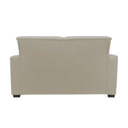 Sofá Namoradeira Pequeno 2 Lugares Imperial Suede:bege Claro - 4