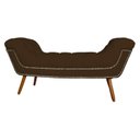 Ver imagem 4 de Recamier Sofá Divã Namoradeira Sienna 90cm Solteiro Suede
