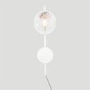 Ver imagem 6 de Arandela New Figo Branco C/ Plug e Interruptor - Vidro Transparente