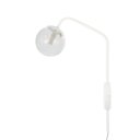Ver imagem 7 de Arandela New Figo Branco C/ Plug e Interruptor - Vidro Transparente