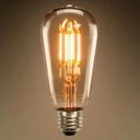 Ver imagem 1 de Lâmpada Filamento Retro ST64 e-27 4W 2700k Bivolt Uso Interno