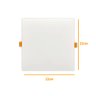 Painel Plafon Led Borda Infinita Black + Decker Quadrado 32W Branco Frio - 5