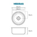 Ver imagem 2 de Cuba Inoxidável Aço 304 - P/ Clínicas e Consultórios