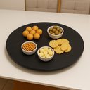 Ver imagem 3 de Centro de Mesa Prato Giratório Tábua 70cm Preto