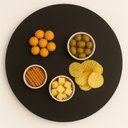 Ver imagem 5 de Centro de Mesa Prato Giratório Tábua 70cm Preto