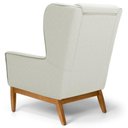 Ver imagem 2 de 2 Poltronas Base Manu Madeira C-26 Bege Domi