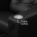 Ver imagem 4 de Poltrona do Papai Reclinável Real no Sintético:corino Preto