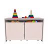 Mesa Infantil Woodcore com 2 Baús em 100% Mdf (rack de 80cm) - 3