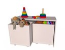 Ver imagem 2 de Mesa Infantil Woodcore com 2 Baús em 100% Mdf (rack de 80cm)