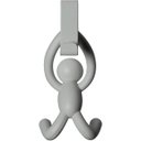 Ver imagem 2 de BUDDY - MINI CABIDEIRO DE PORTA (PARA TOALHAS E PANOS DE PRATO) - KIT COM 2 UNIDADES CINZA