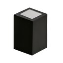 Ver imagem 1 de LUMINÁRIA PAREDE BALIZA 1 VISOR QUADRADO G9 PRETO - 1474 PT