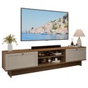 Ver imagem 2 de Rack para Tv até 80 Polegadas 218 Cm 2 Portas Rustic/crema Vik Madesa