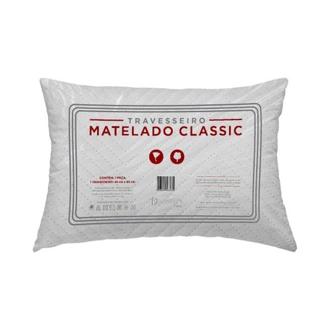 Travesseiro Suporte 65cm X 45cm Matelado Classic