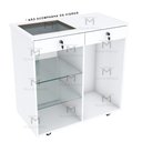 Ver imagem 5 de BALCÃO VITRINE EXPOSITOR 2 GAVETAS 100% MDF M492.B (LOJA) MUNDI MOVEIS
