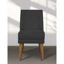 Ver imagem 2 de Kit 6 Cadeiras de Jantar Maria Linho Preto Linho Preto