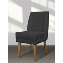 Ver imagem 3 de Kit 6 Cadeiras de Jantar Maria Linho Preto Linho Preto