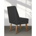 Ver imagem 4 de Kit 6 Cadeiras de Jantar Maria Linho Preto Linho Preto