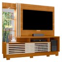 Ver imagem 1 de Estante Painel para Tv 60 Pol 200cm Sam Z10 Off/cinamomo - Mpozenato
