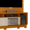 Ver imagem 6 de Estante Painel para Tv 60 Pol 200cm Sam Z10 Off/cinamomo - Mpozenato