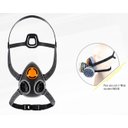 Ver imagem 2 de Mascara Respirador Jupiter Semifacial M6400 (sem Filtro) Deltaplus Unico