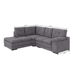 Sofá de Canto Bali Espresso Móveis - 4